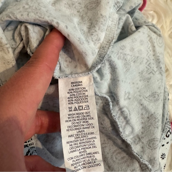 The Children’s Place Girls 5T Bandana Tank Top & Shorts Set Summer Outfit - Picture 5 of 8